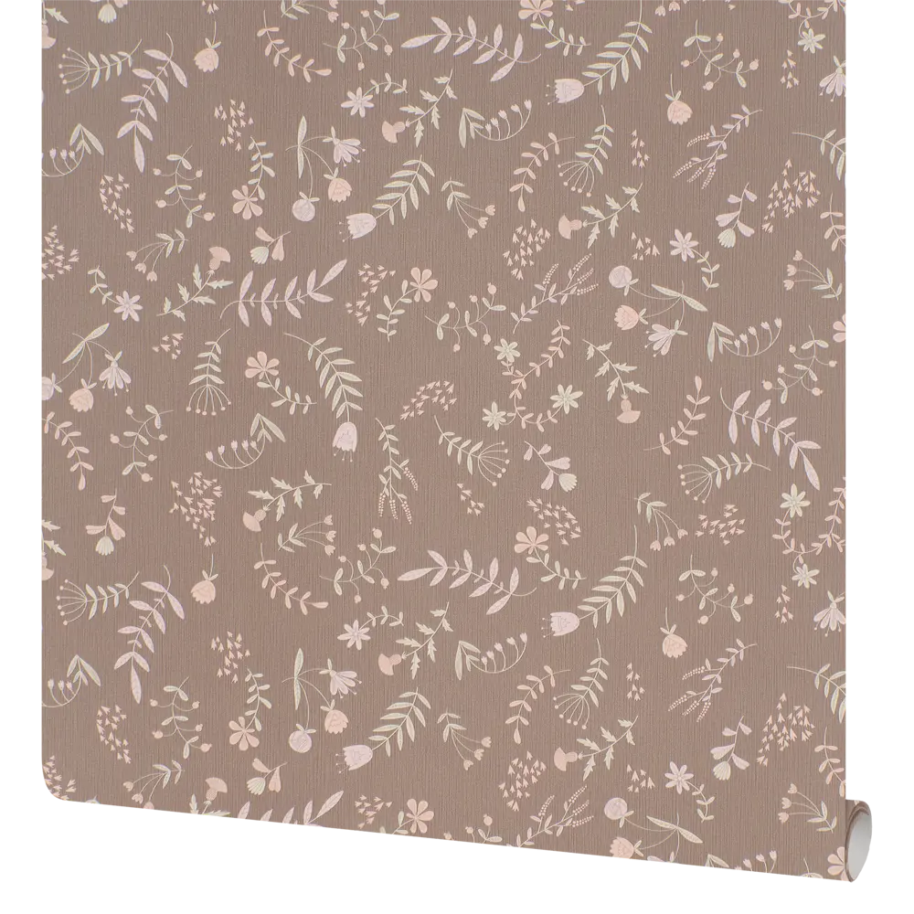 Обои флизелиновые Ateliero Лана 1.06 м коричневые At38109-08 STLM-2166613 - Вид №1