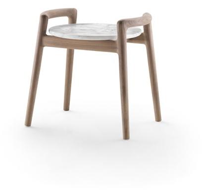 Flexform Круглый деревянный журнальный столик с мраморной столешницей sun-id-1346917 - Вид №8