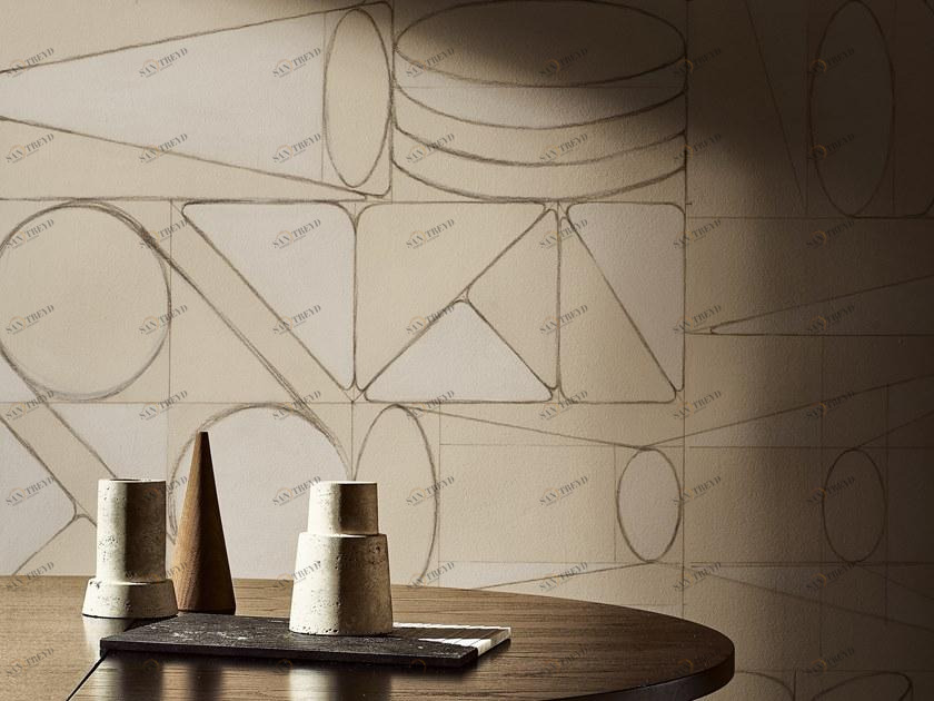 Wall&decò Геометрические обои Contemporary wallpaper 2019 sun-id-1362981