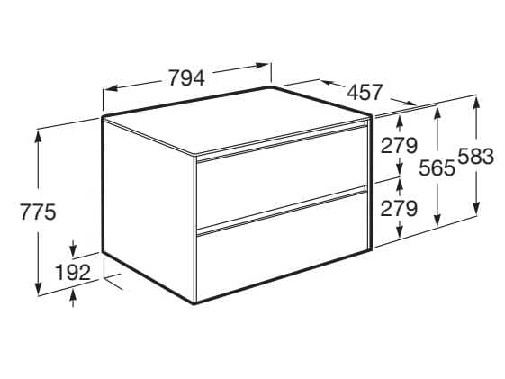 Деревянный умывальник Roca UNIK A85172 / A85173 ARCH-00056050 - Вид №27