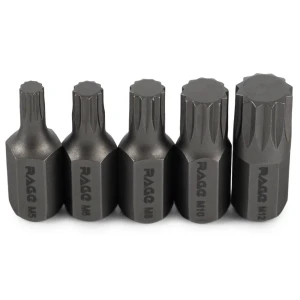 Набор профессиональных бит RAGE Spline для шестигранных шлицов 89432649