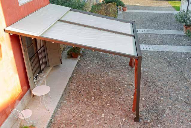 L'Officina by Adami Пергола с несъемным навесом с каналом для сбора воды sun-id-1483790 - Вид №10