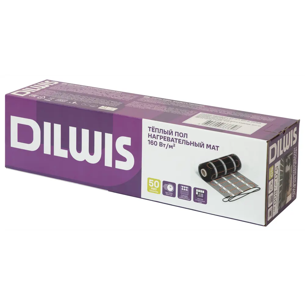 Нагревательный мат для теплого пола DILWIS 12 м2 1920 Вт STLM-2201164 - Вид №2