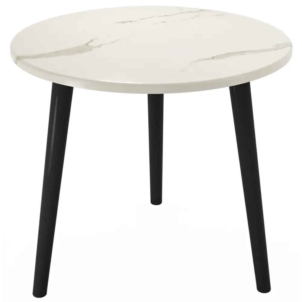 Журнальный столик круглый 50x50 см белый SEASONS STLM-2200585