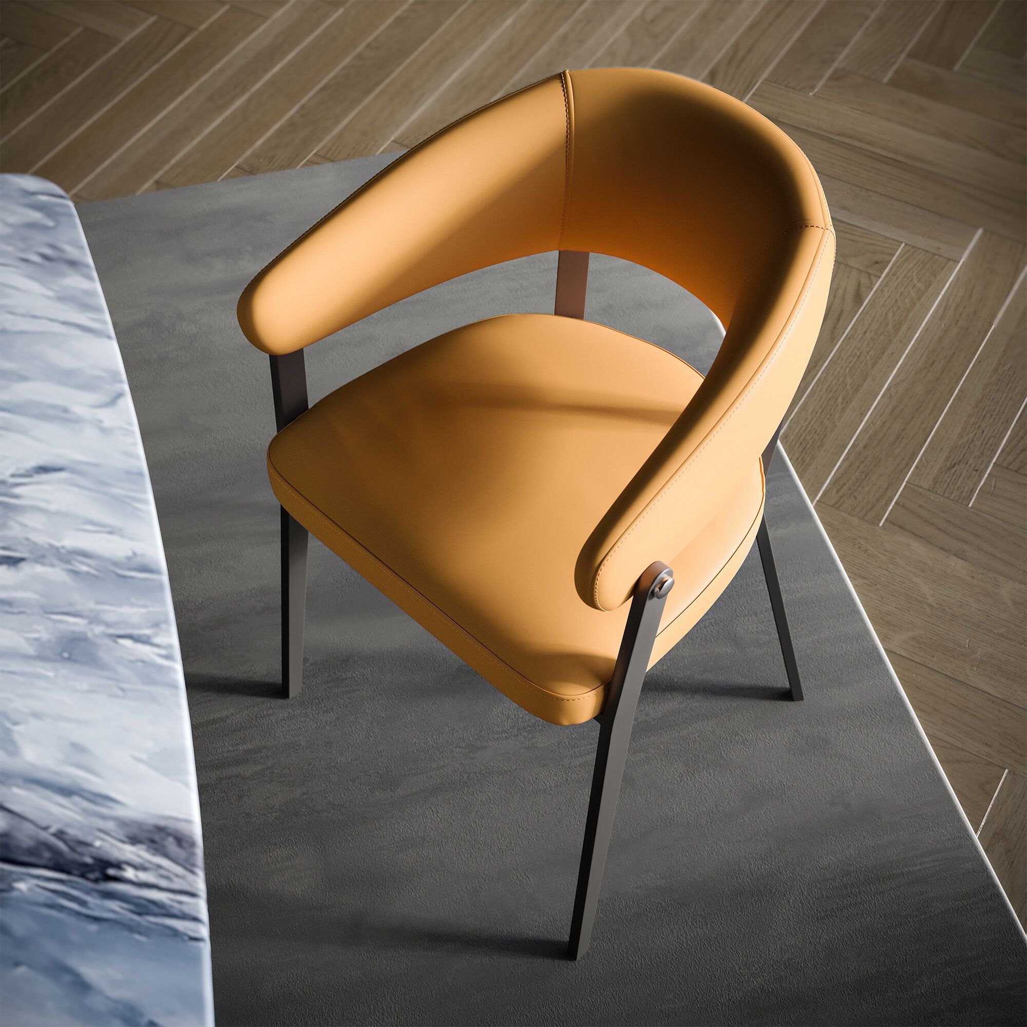 Стул из искусственной кожи с подлокотниками GIULIA GRILLO TRADIZIONALE ARCH-00112611 - Вид №4