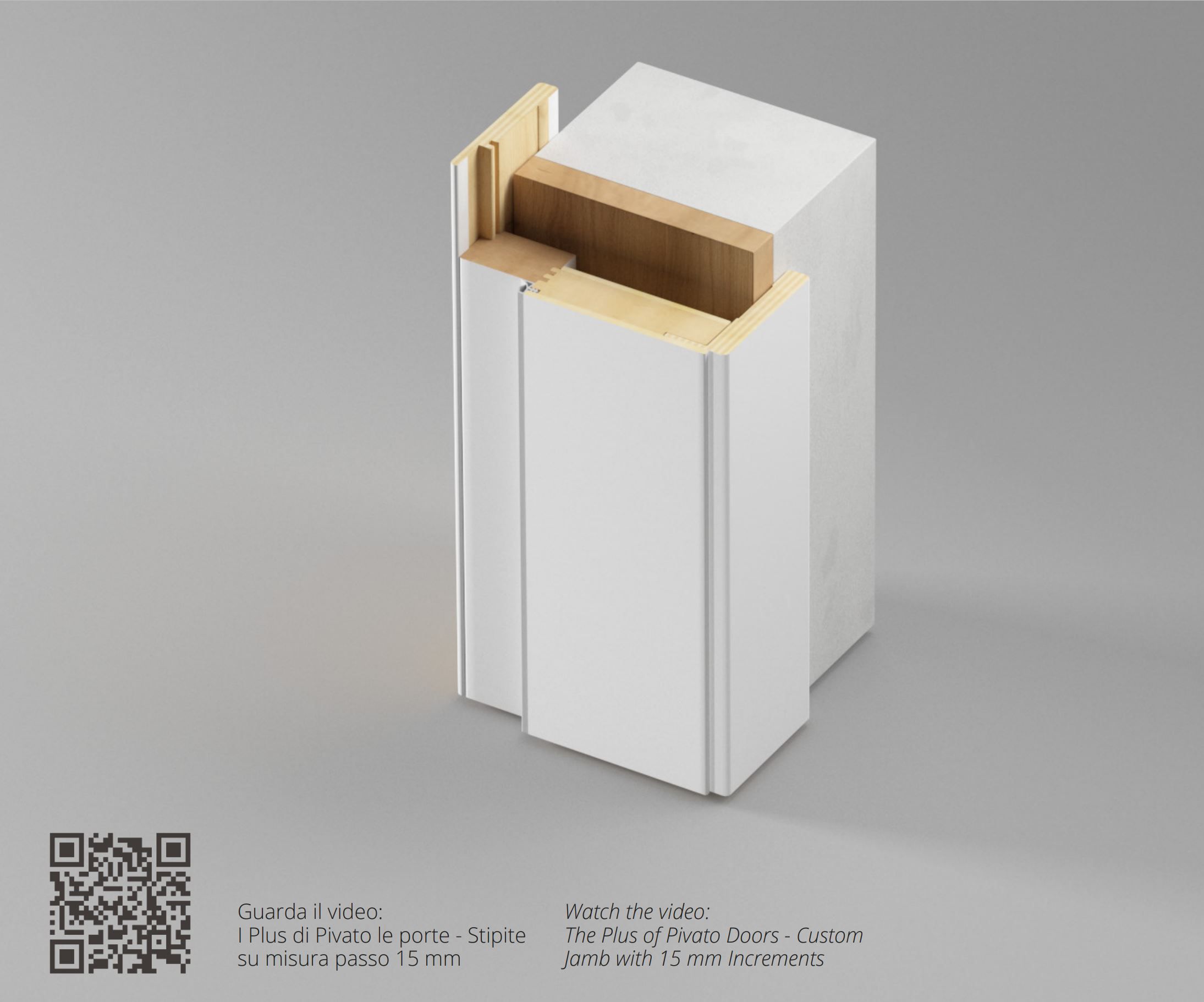 Деревянные распашные двери PIVATO le porte ALLEGRA ARCH-00136377 - Вид №5