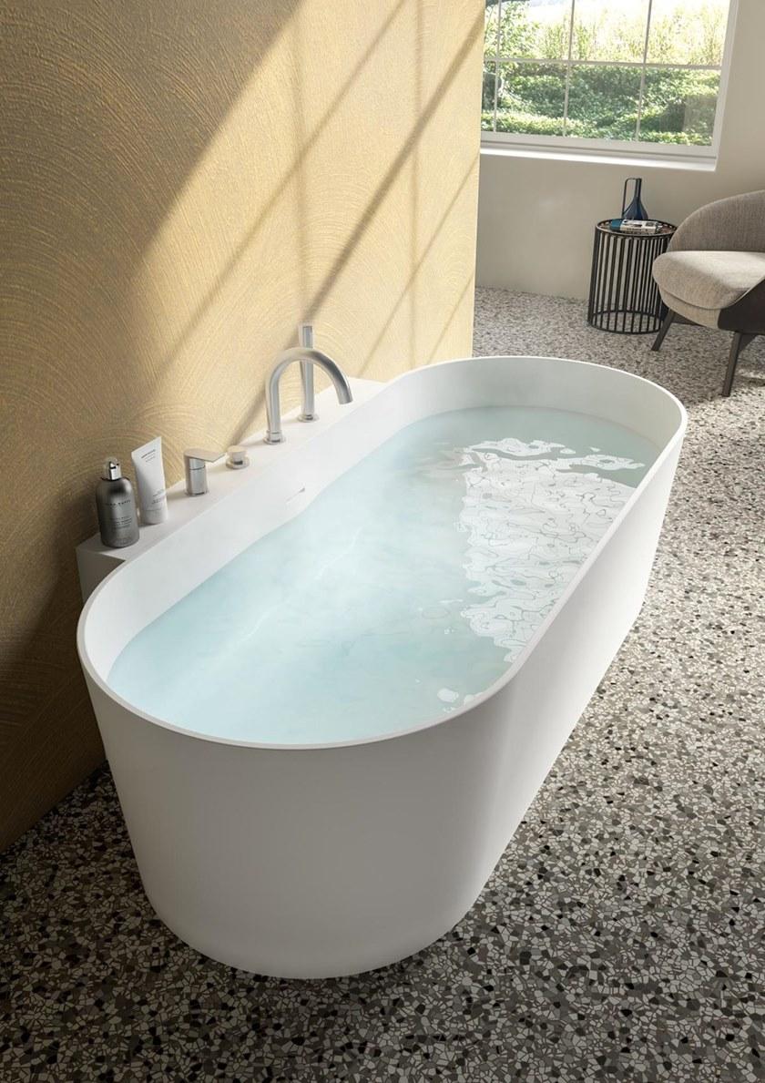 Albatros Овальная ванна с твердой поверхностью Thea 01tw21bn - Вид №2