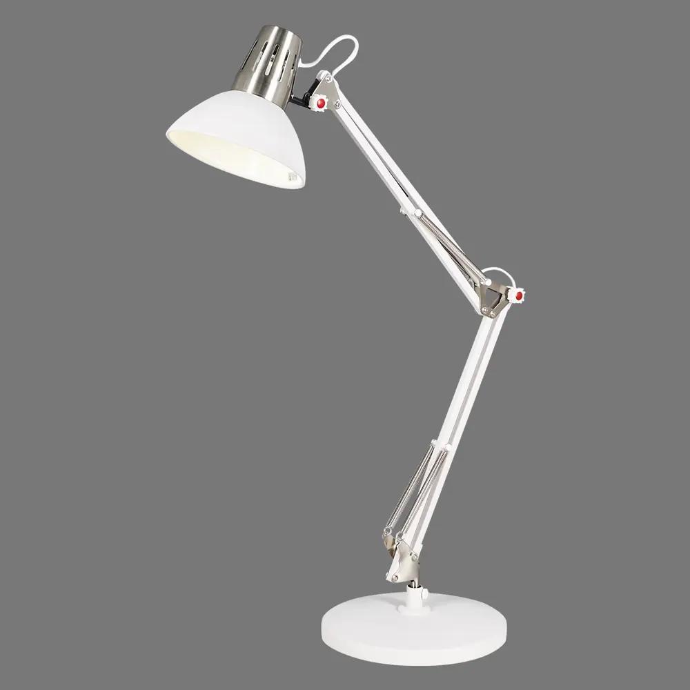 Рабочая лампа настольная Camelion Berlin, цвет белый/хром STLM-2186275 - Вид №2
