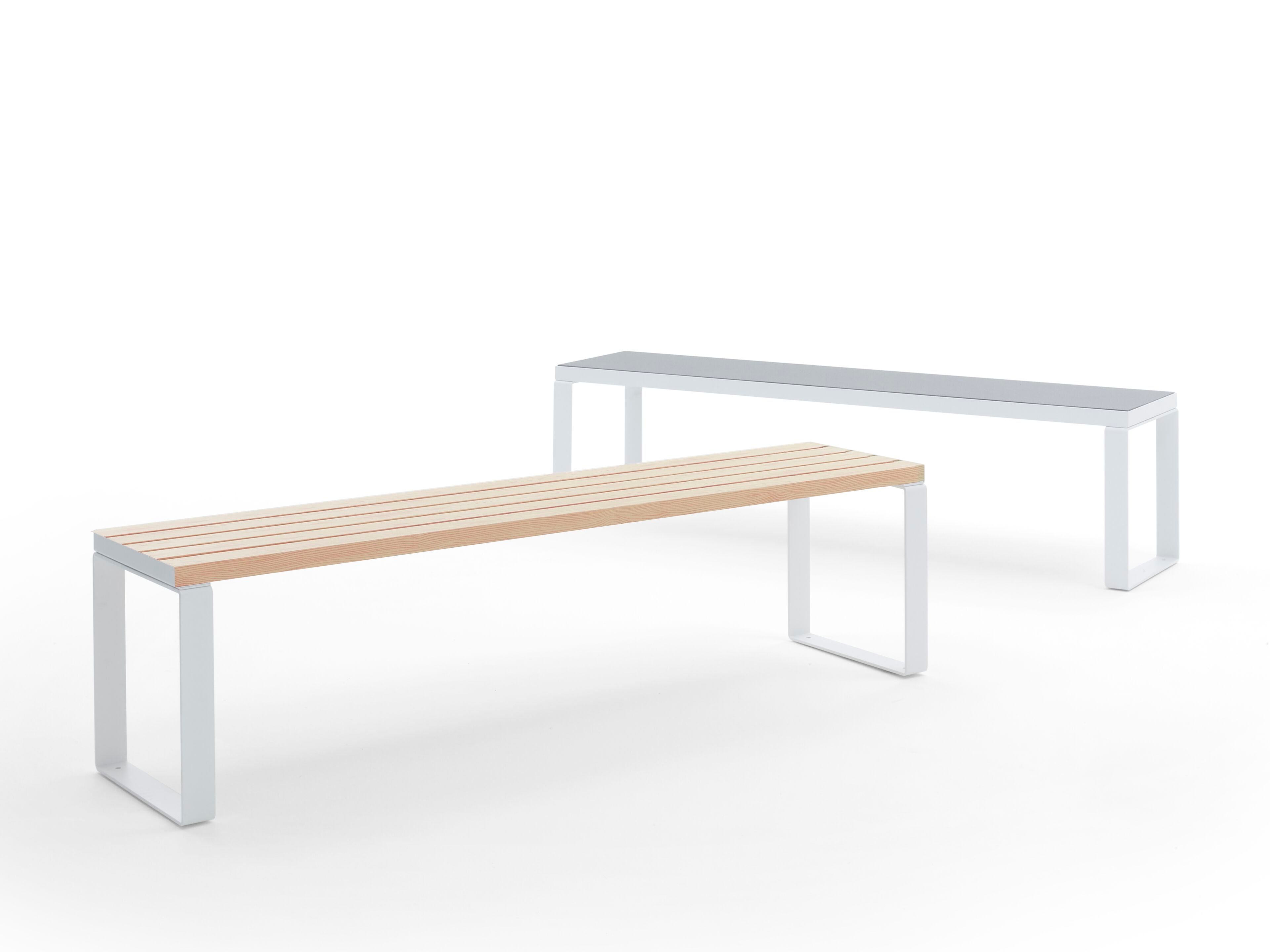 Алюминиевая скамья без спинки Urbantime Вечнозеленый.040 ARCH-00099234