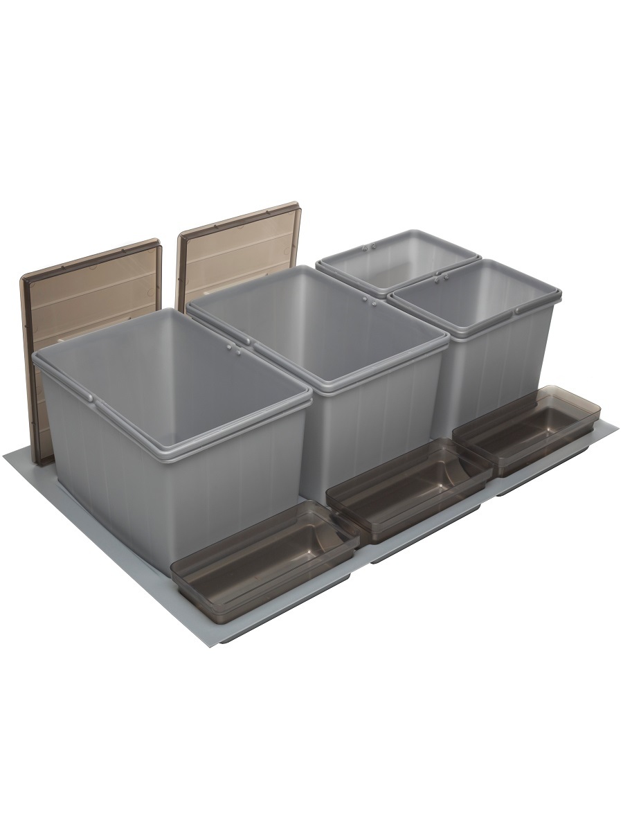 Система сортировки мусора Omega 800/36 Metallic Grey NAVAKO 10112 - Вид №2