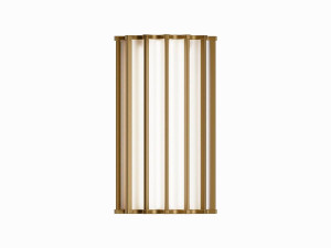 Алюминиевый и стеклянный светодиодный настенный светильник