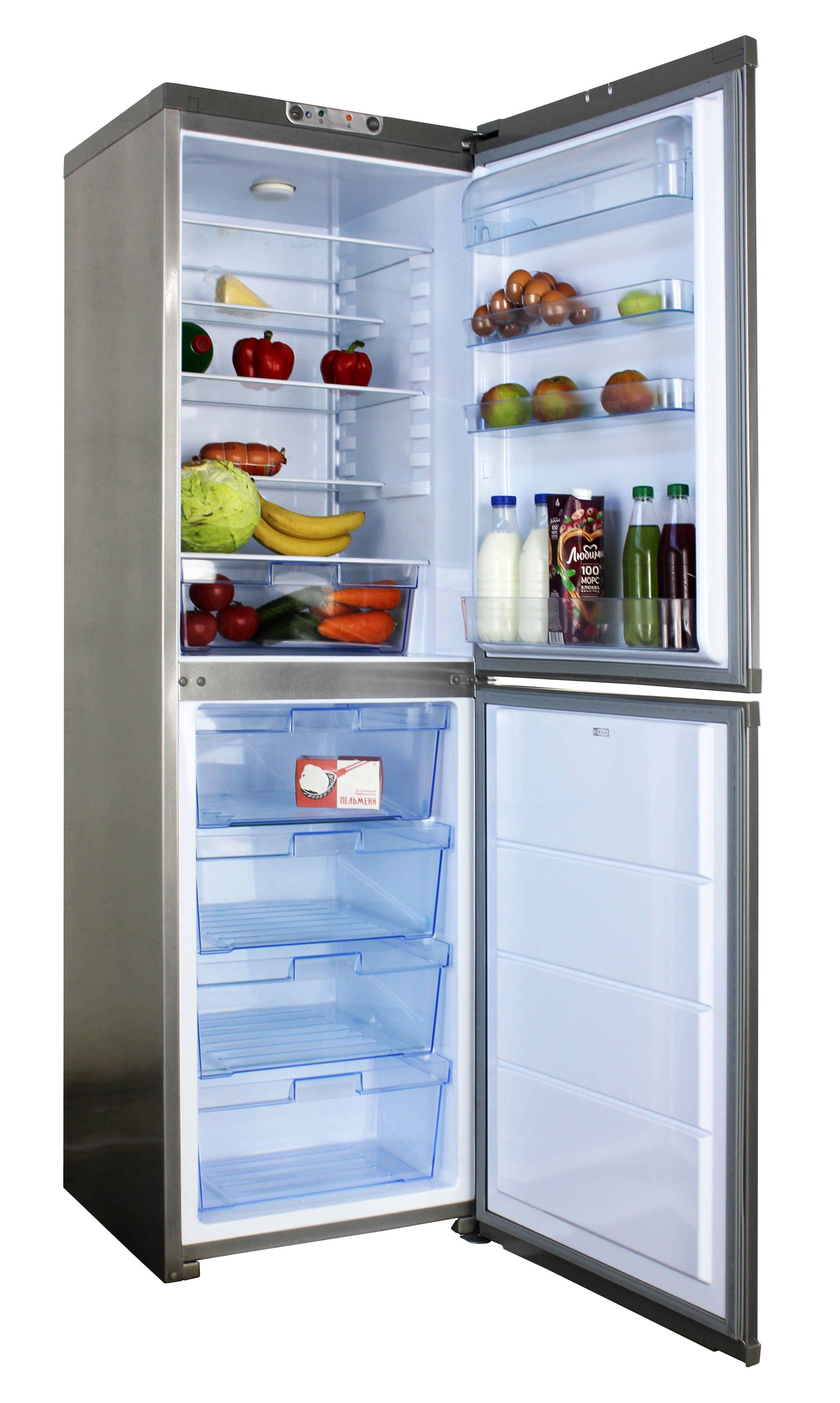 9017584 Холодильник с морозильником   ОРСК 176 MI серебристый STDN-0136174 - Вид №5