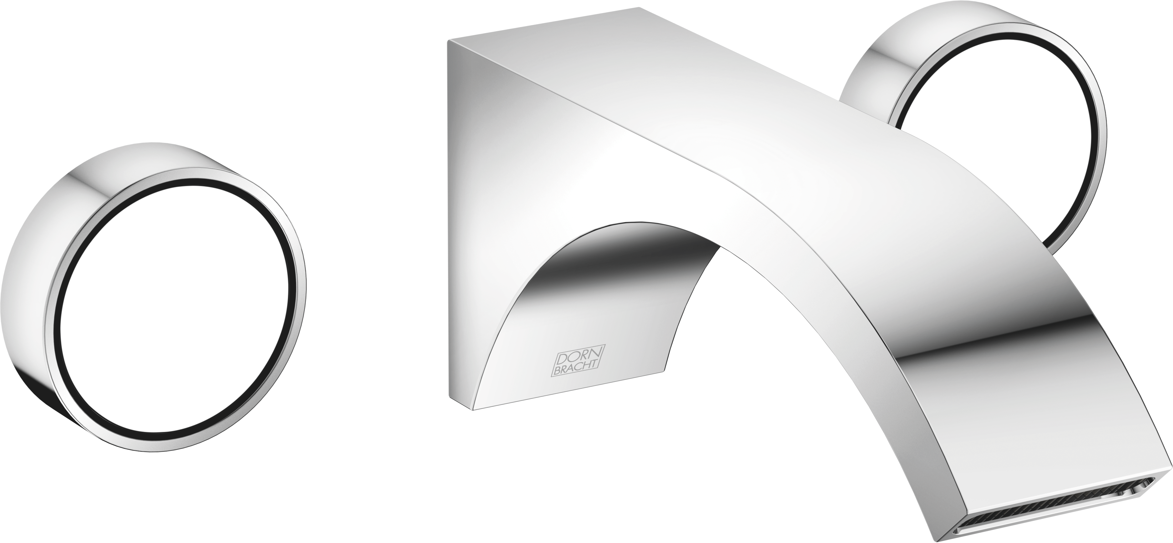 CYO Смеситель для раковины настенный без донного клапана - Хром