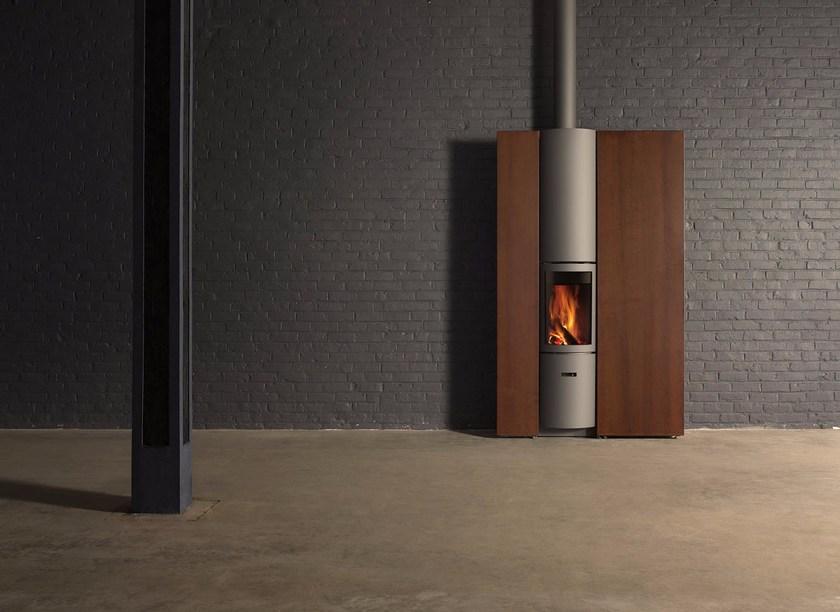 Stûv Настенная дровяная печь из нержавеющей стали для воздушного отопления Stûv 30 compact sun-id-1515053 - Вид №2