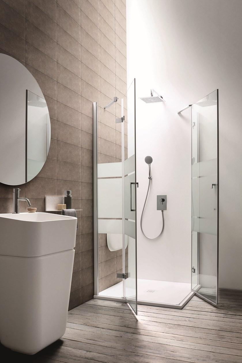 ARBLU Душевая кабина ниша с распашной дверцей Sei sun-id-1387859 - Вид №1