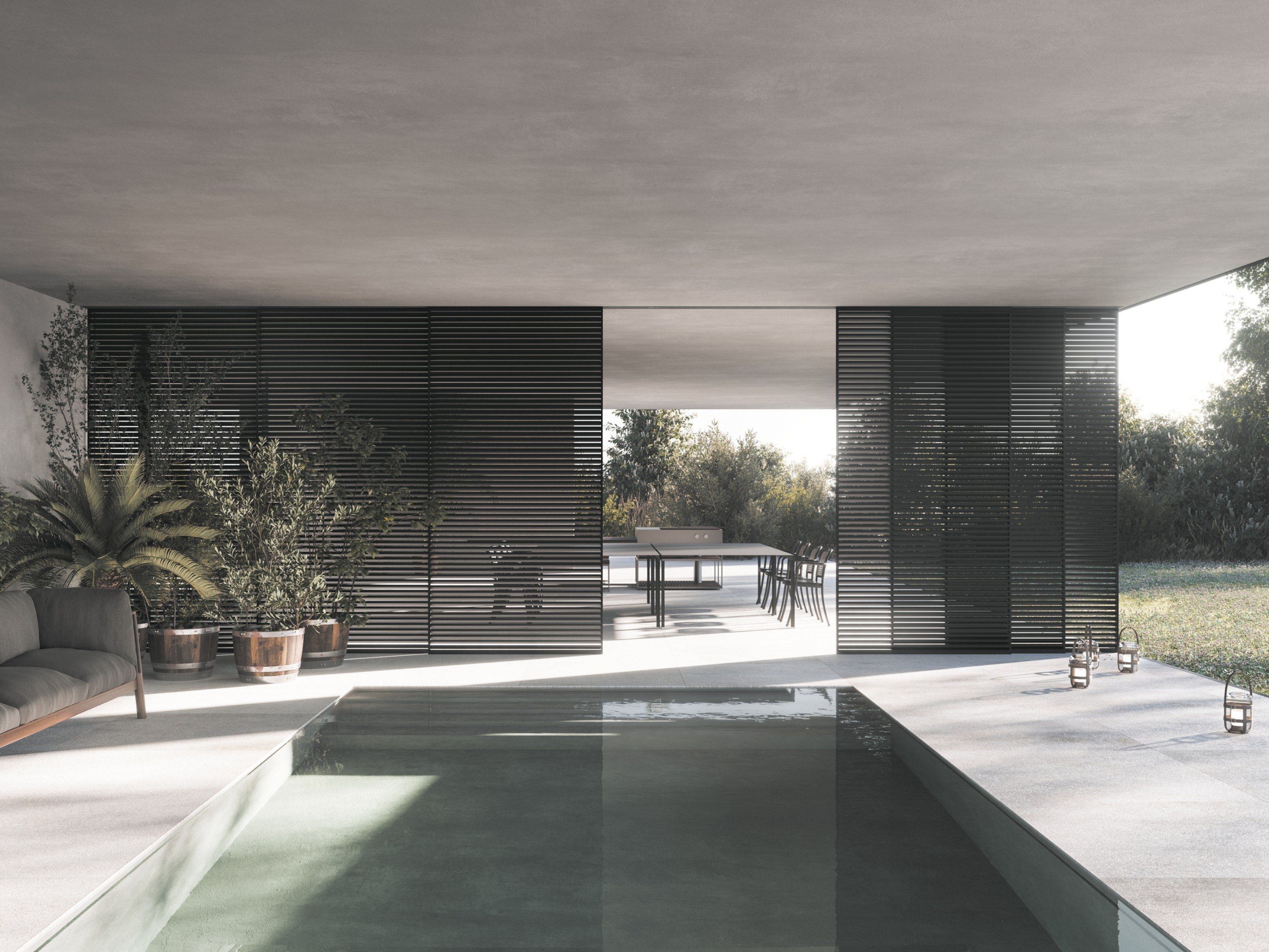 Алюминиевая раздвижная подвижная стена ADL Levante ARCH-00018434 - Вид №1