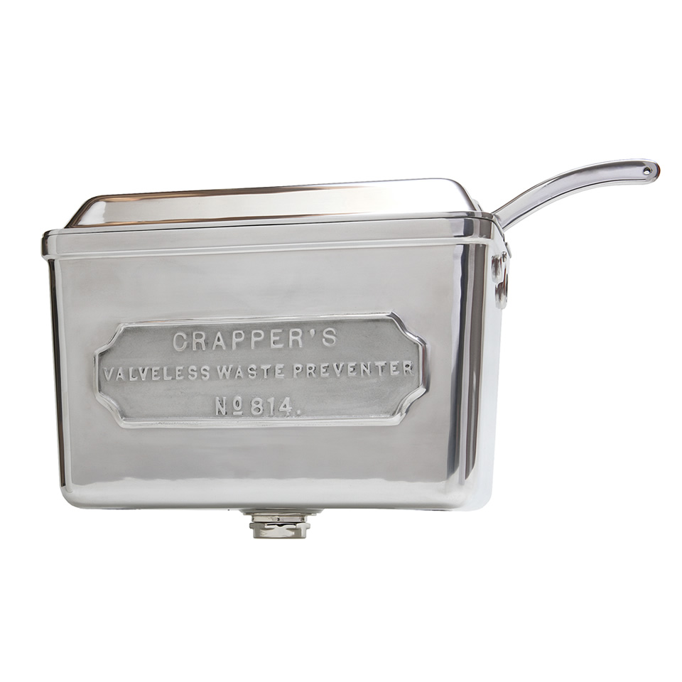 TC814HL Бачок из полированного алюминия высокого уровня Thomas Crapper 