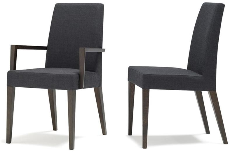 Andreu World Стул из мягкой ткани Anna Si1368 - Вид №5