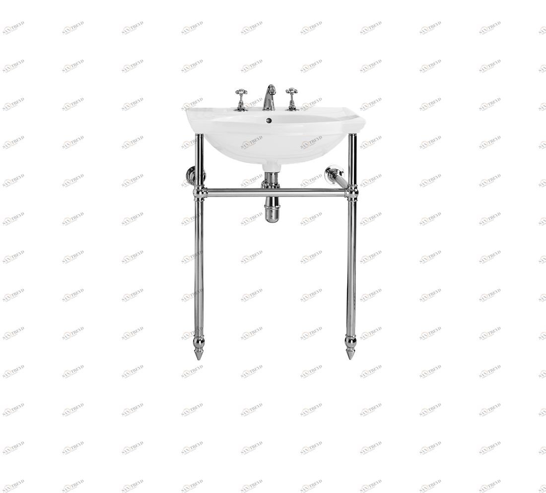 Gentry Home Большой бассейн Balasani Хром GH102918 