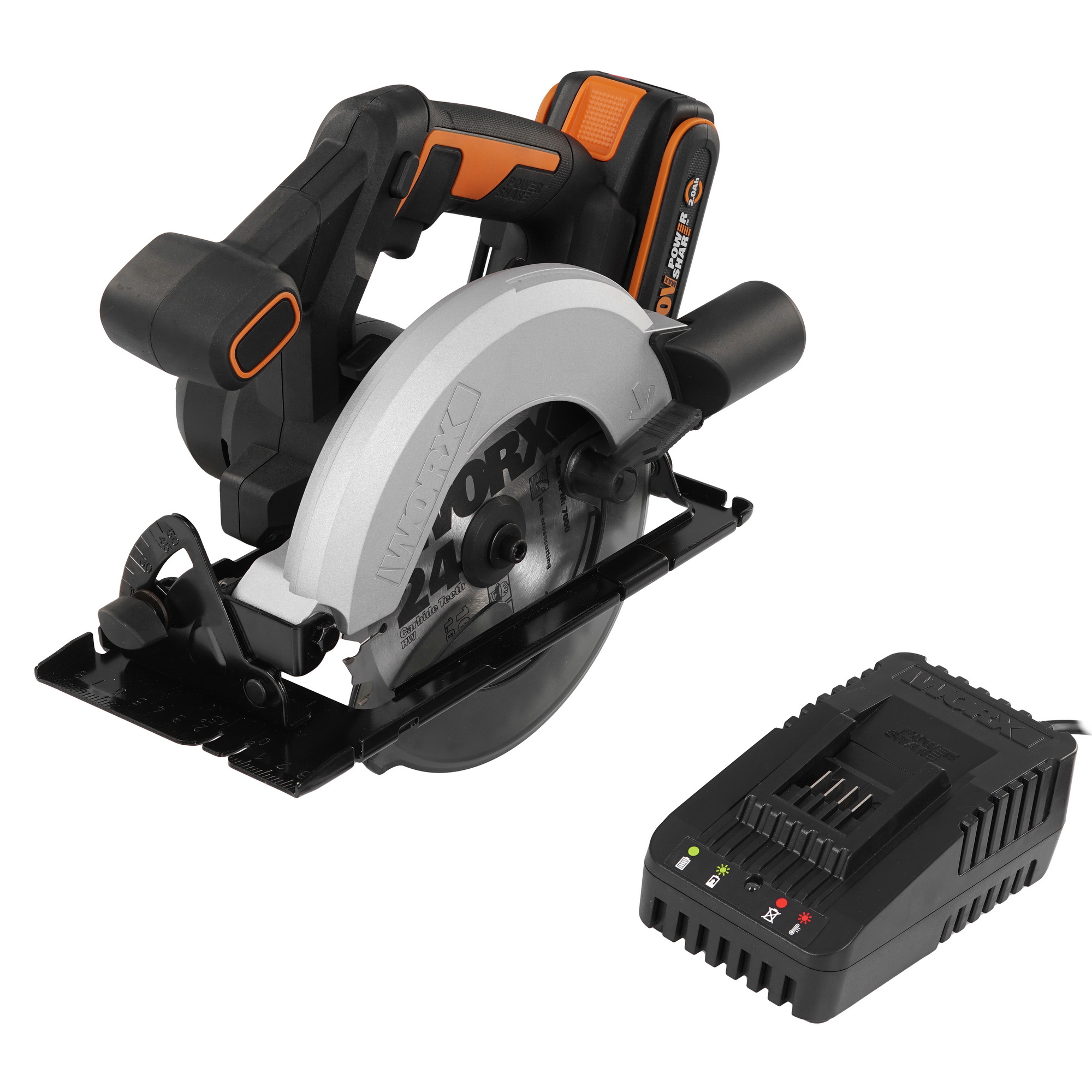 Пила дисковая WORX WX526 PowerShare 20V 9209046 STDN-0138534 - Вид №1