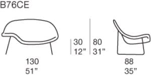 Садовое кресло из полиэфирного волокна