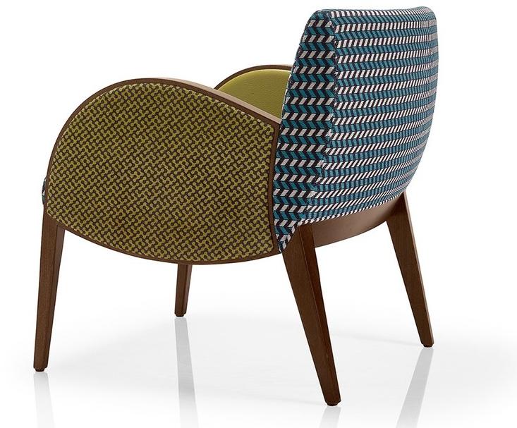 JMS Кресло из ткани с подлокотниками Magee M 730 - Вид №1