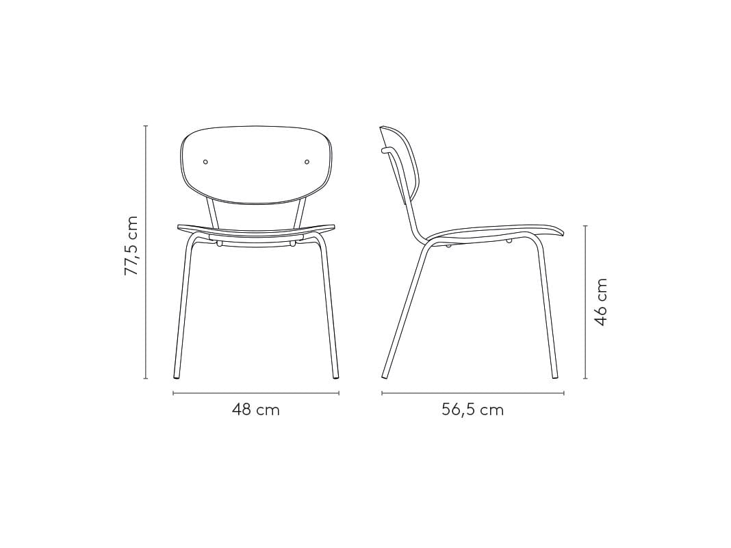 Лакированный деревянный стул MOBLIBERICA Silueta ARCH-00025479 - Вид №2