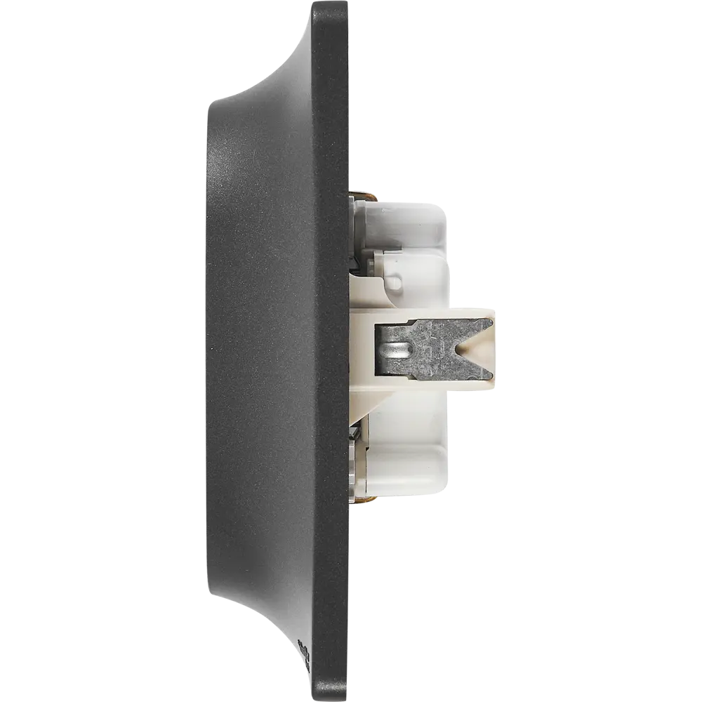 Schneider Electric Glossa — двойная розетка с заземлением в стиле антрацит 86710160 STLM-0070781 - Вид №2