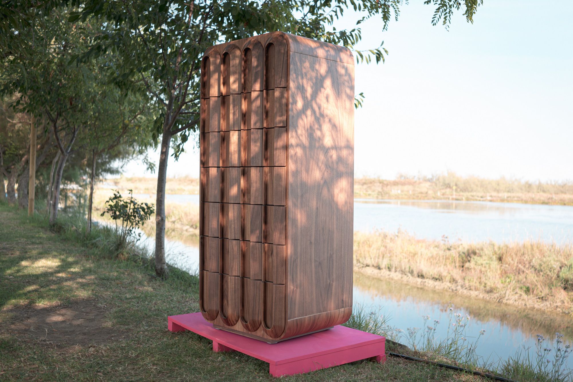 Еженедельник из массива дерева со встроенными ручками Medulum аркады ARCH-00145121 - Вид №4