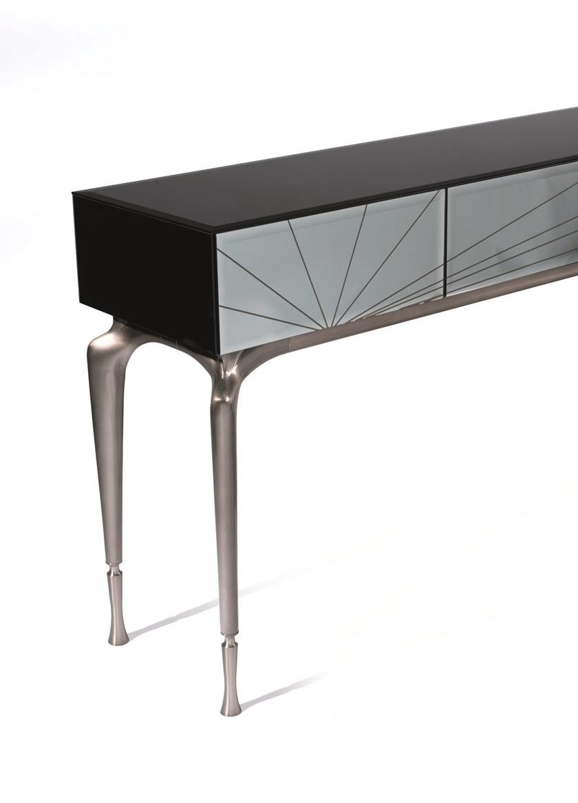 Visionnaire Консоль из зеркального стекла с ящиками sun-id-1444511 - Вид №1