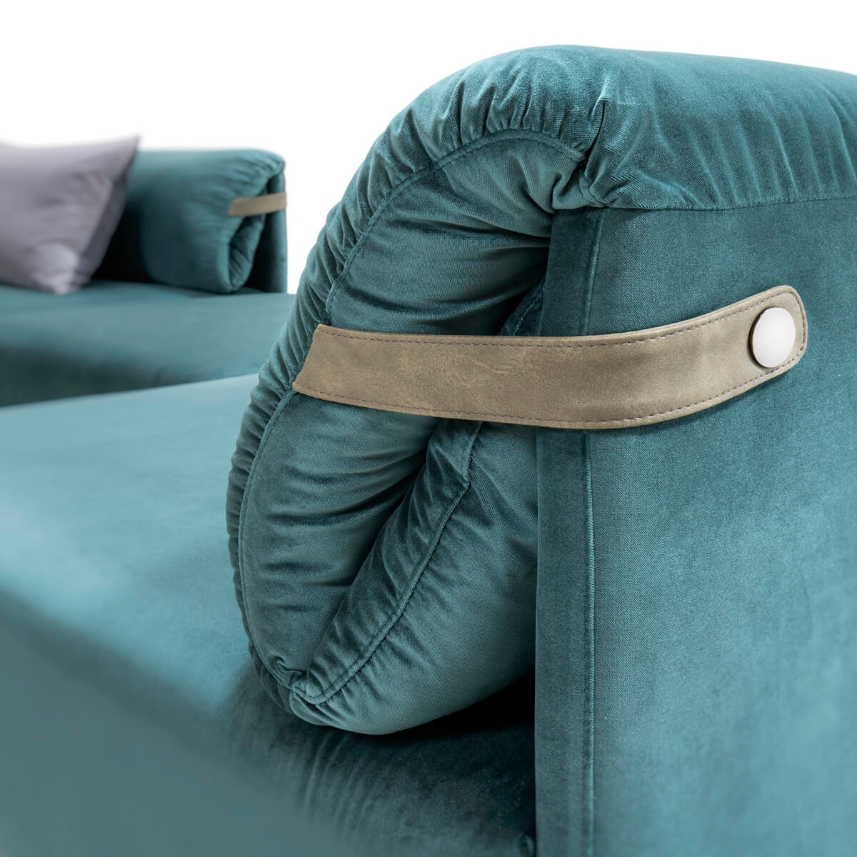 700457-96 ABHIKA ДИВАН ЛАУРА СЛЕВА TEAL  - Вид №4