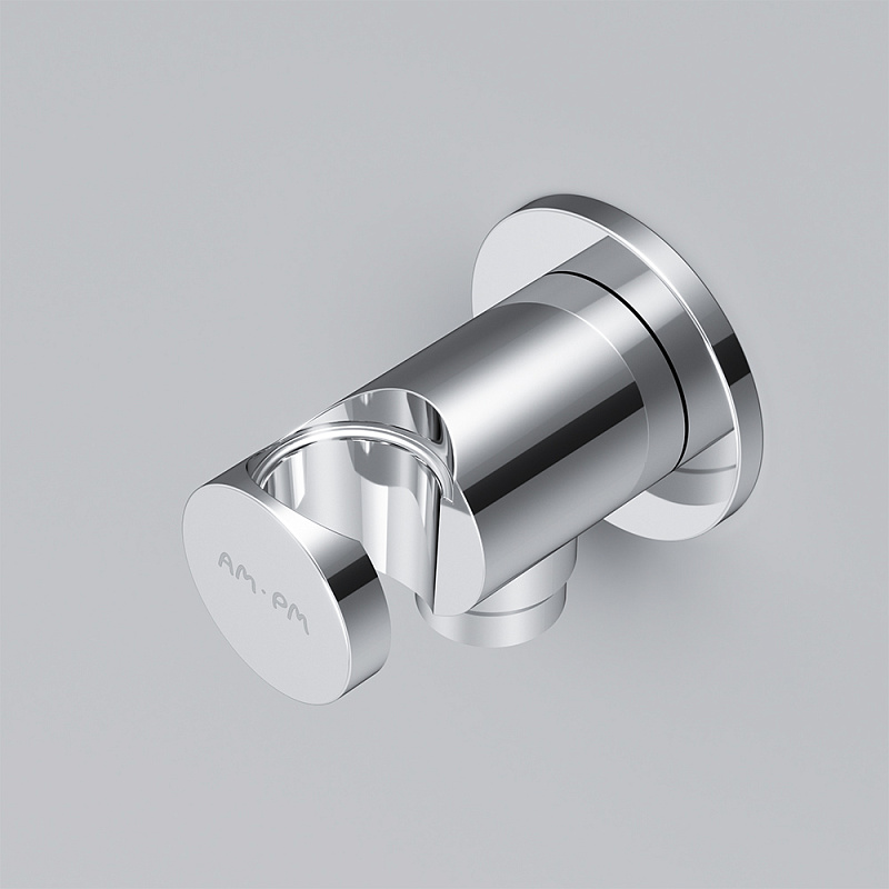 F0602100 Шланговое подсоединение с держателем хром шт. AM.PM  - Вид №2