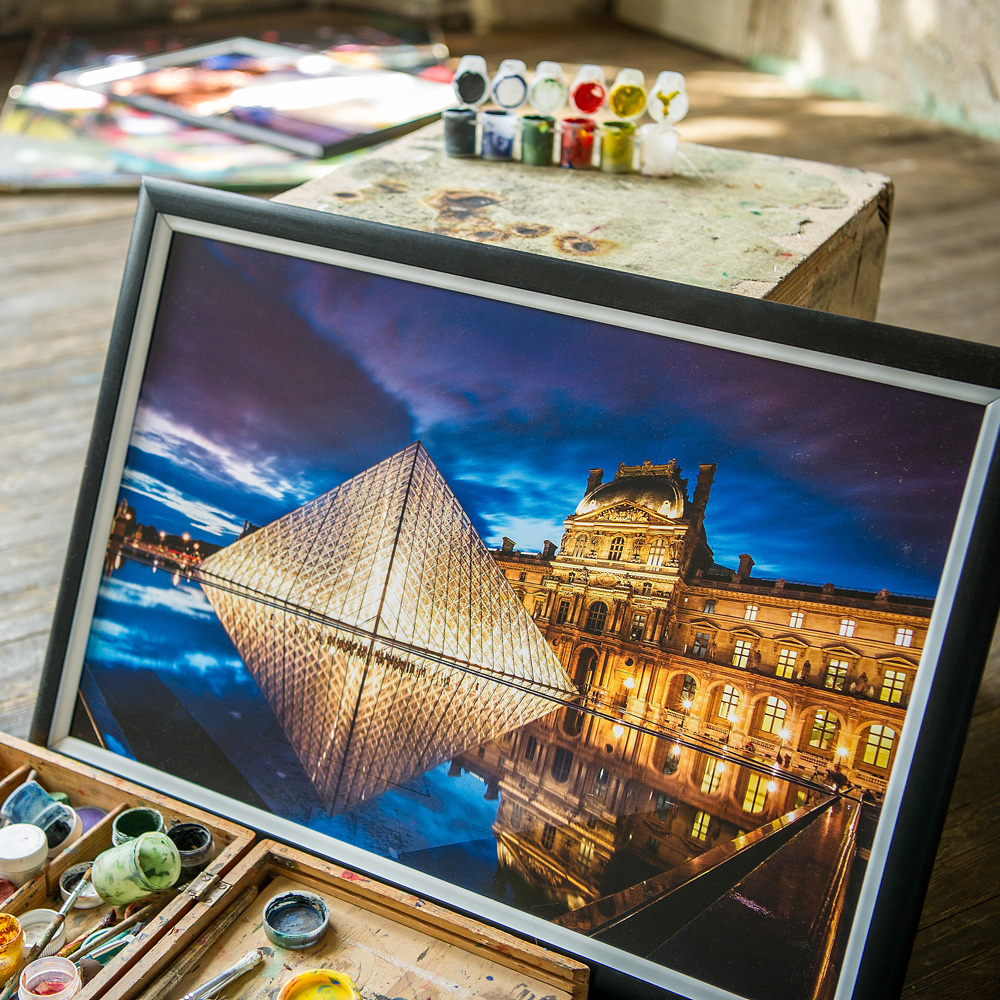 828197435_1818 Арт-постер «Пирамиды Лувра» Object Desire  - Вид №1