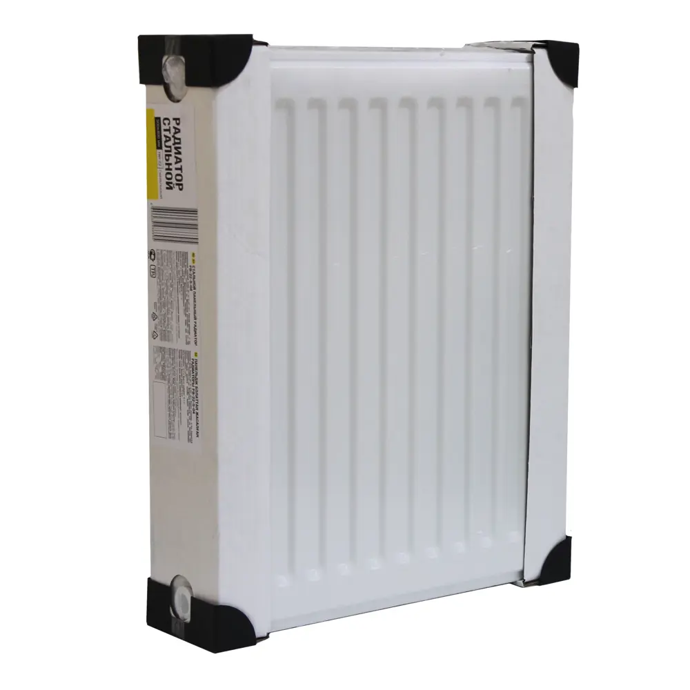 Радиатор панельный Steel PB-22-5-04 22 500x400 боковое подключение сталь белый Santreyd STLM-2097517 - Вид №5