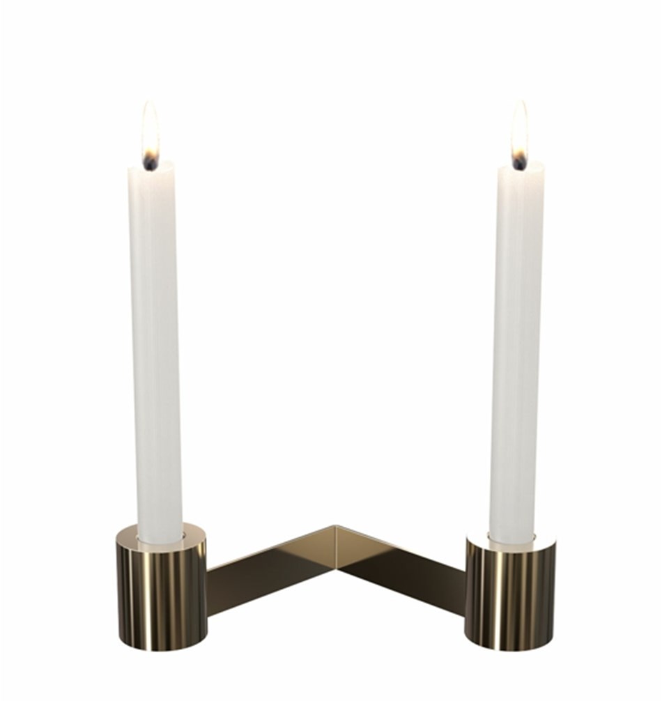 FROST Подсвечник 2005 » золото Нержавеющая сталь Золото N2005-GO 