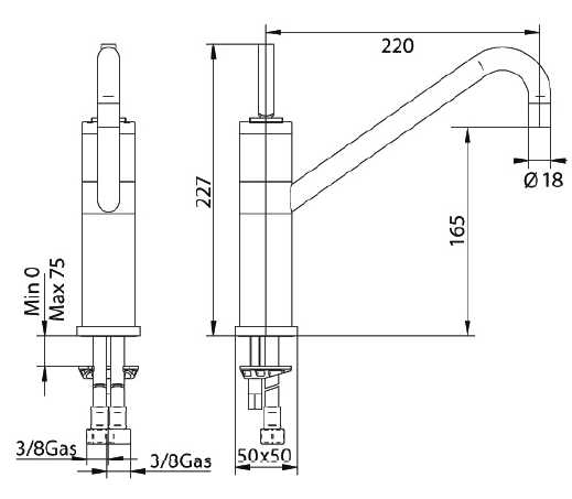 1872200000 Смеситель Bandini Free Santreyd - Вид №1