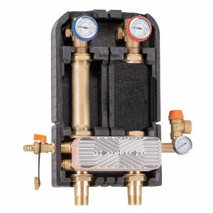 Насосная группа Meibes UK1" с теплообменником 36 пластин, насос UPS 25-60