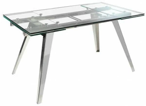Angel Cerdá Раздвижной обеденный стол из стали и стекла Urban deco 1005