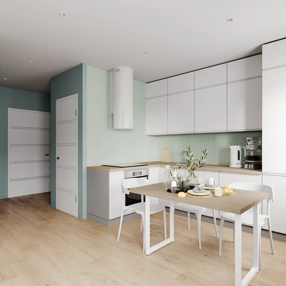 Фасад кухонного шкафа Токио 39.7x12.5 см KONSENSA ЛДСП цвет белый STLM-2186521 - Вид №5