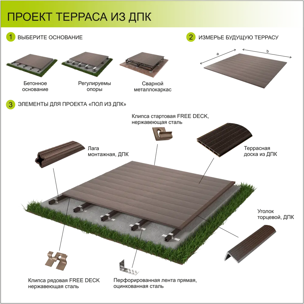 Террасная доска ДПК Freedeck цвет Венге 3000x150x17 мм вельвет 0.45 м² Santreyd STLM-2015558 - Вид №14