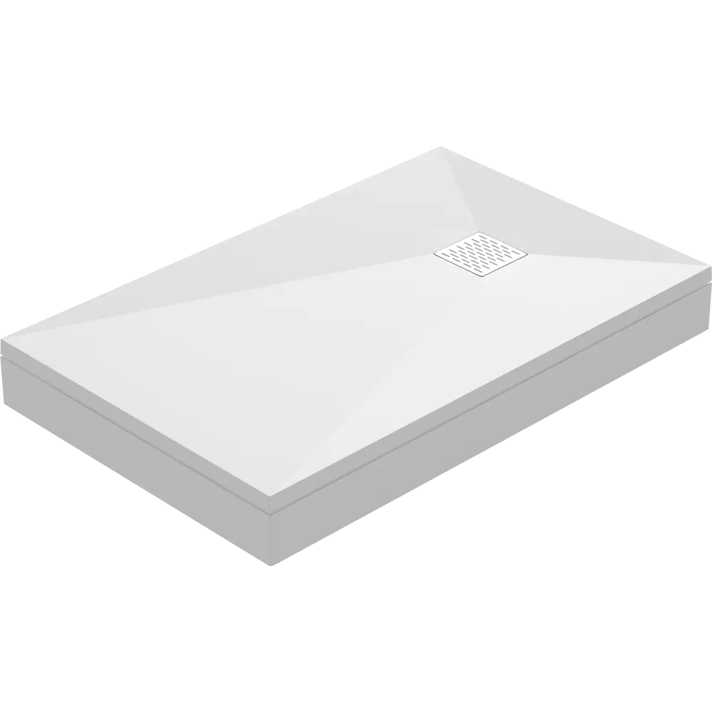 Экран под душевой поддон Keram 110x70 см цвет белый Santreyd Essentia STLM-2138458 - Вид №1