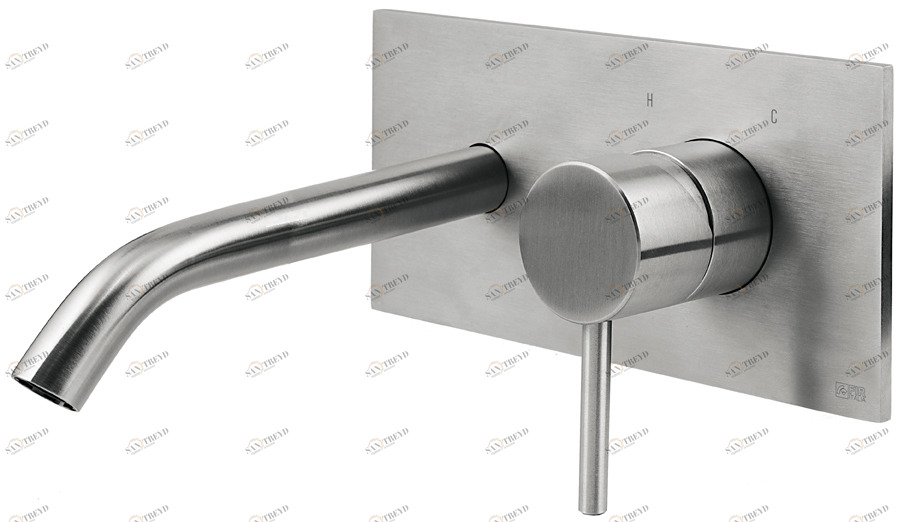 FIR Italia Смеситель для раковины CLEOSTEEL 48 48.1020.8 