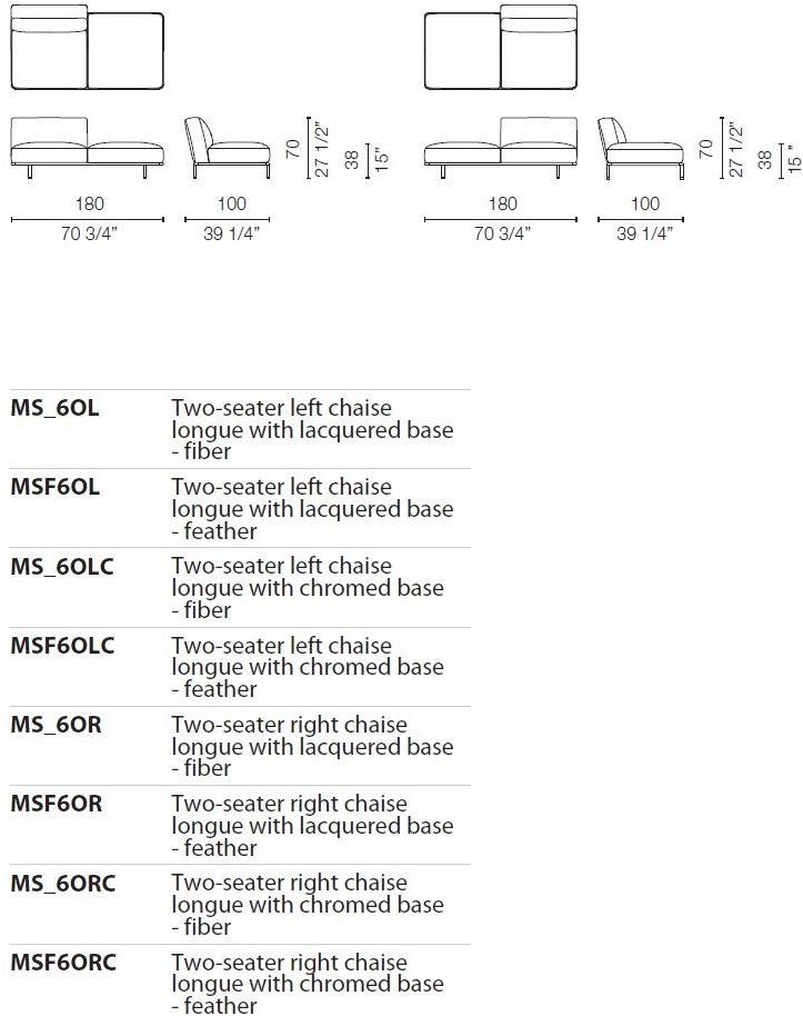 Cappellini Модульный диван со съемным чехлом Cap martin sunset sun-id-1481294 - Вид №20
