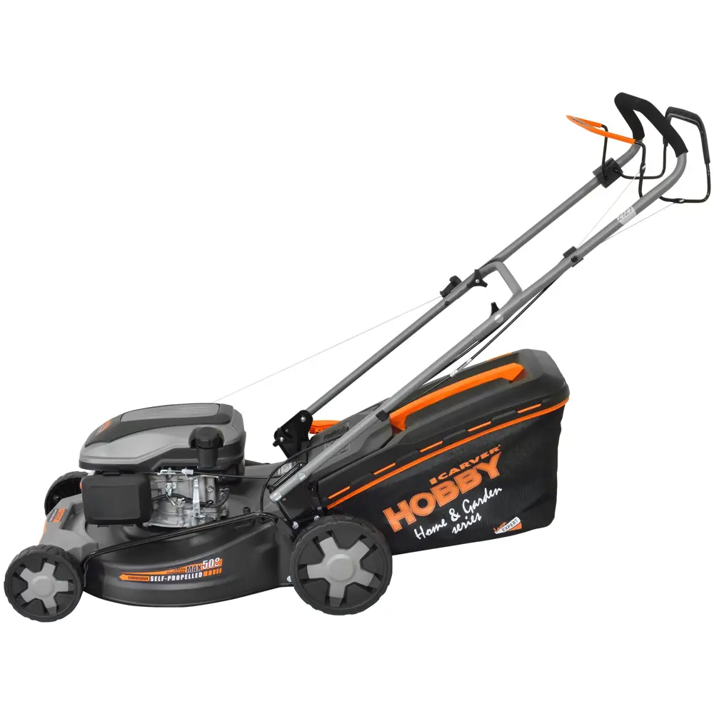 Бензиновая самоходная газонокосилка Carver Hobby 3.9 л.с. с мульчированием 89419390 STLM-1574758 - Вид №4