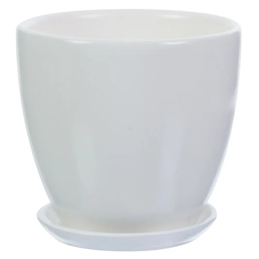 Керамический горшок Santreyd «Колор Гейм» с поддоном для комнатных растений 18875526 STLM-0013330