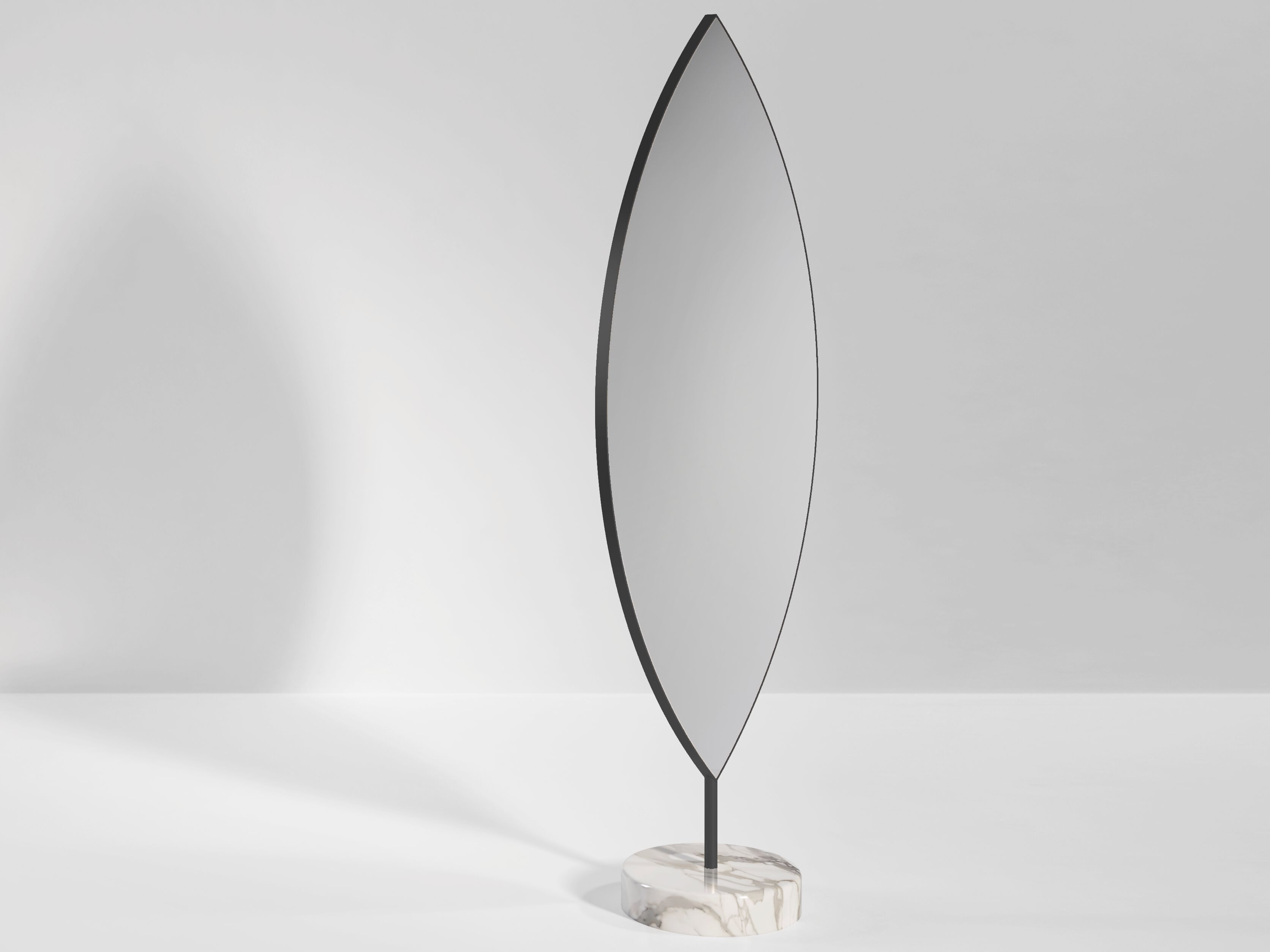 Напольное зеркало с металлической рамкой и мраморной основой Secolo AGLAIA ARCH-00056412