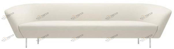 arper 3-х местный тканевый диван Loop sun-id-1383799