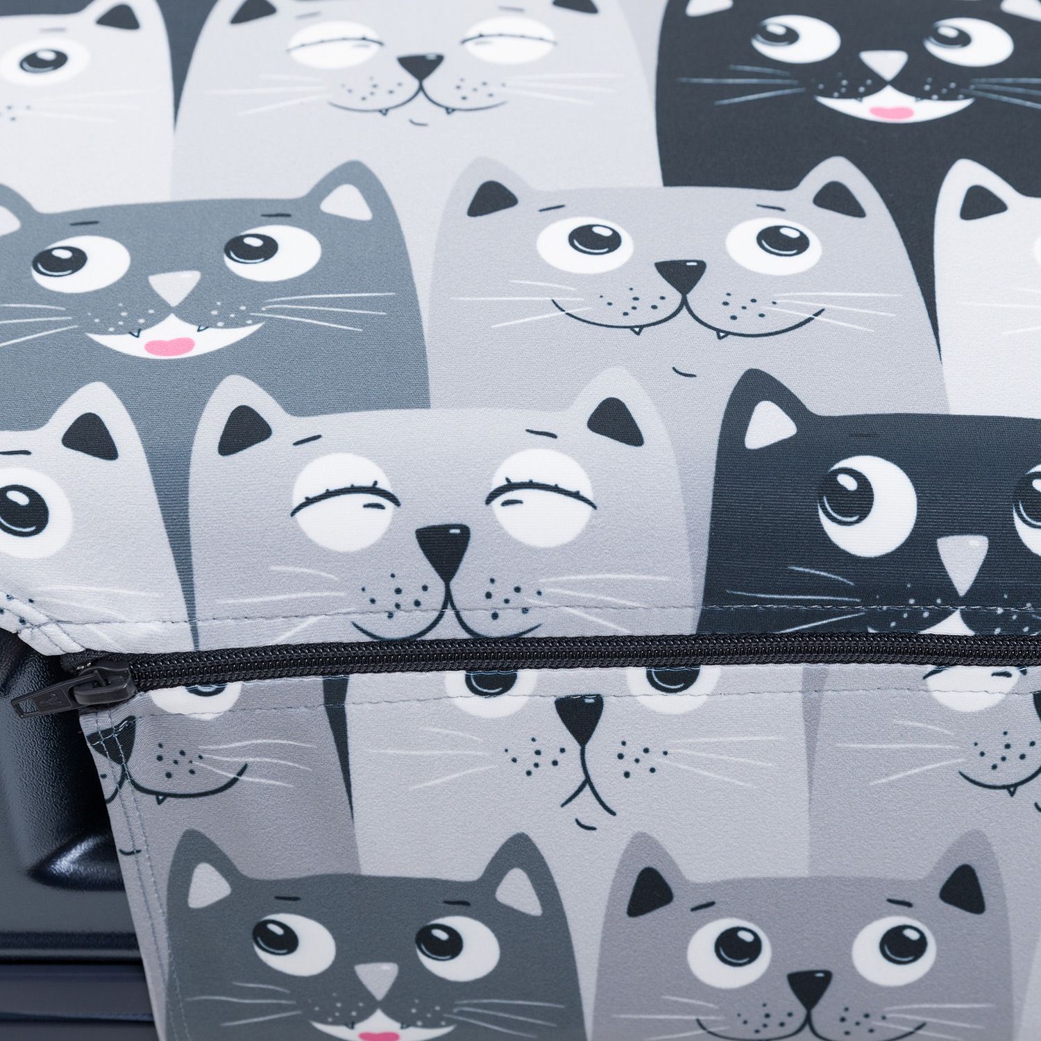 ECO Все любят котиков XL Чехол для чемодана большой Fancy Armor ECO - Вид №3