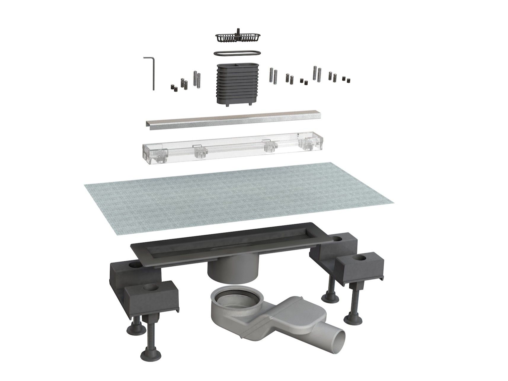Слив для душа из нержавеющей стали Bonomini Canalissima ARCH-00059820 - Вид №1