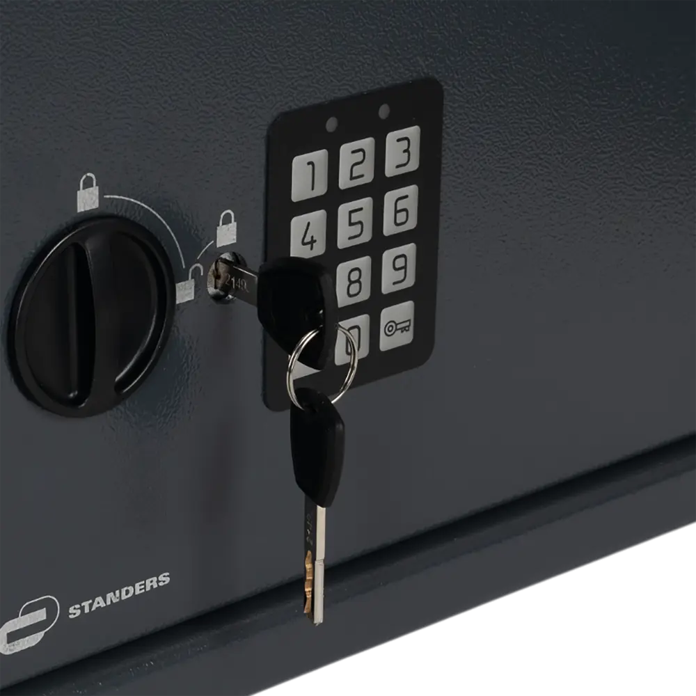 Сейф встраиваемый средний Standers электронный замок 15/16 л STLM-2182592 - Вид №3
